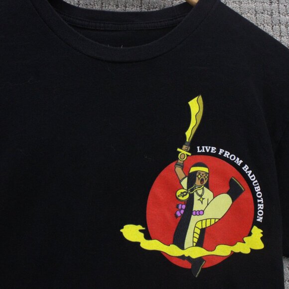 erykah badu Shirt Unisex Medium M Black BADUBOTRON ONNA—MUSHA TOUR Cotton - Picture 2 of 7